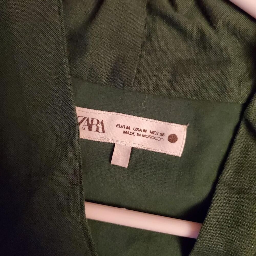 Zara Women's Green Blouse - Picture 4 of 4